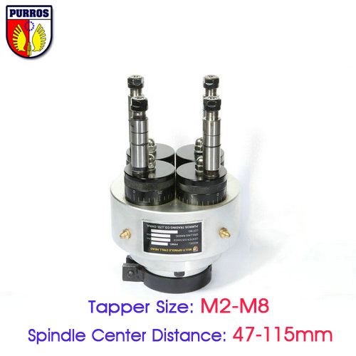 Adjustable 4 Spindle Tapper Heads PRMS-T447 Adjustable 4 Spindle Tapper Heads PRMS-T447