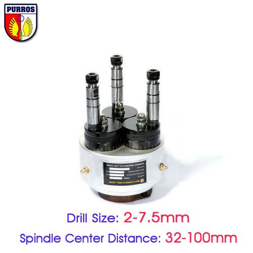 Adjustable 3 Spindle Drilling Heads PRMS-332 Adjustable 3 Spindle Drilling Heads PRMS-332